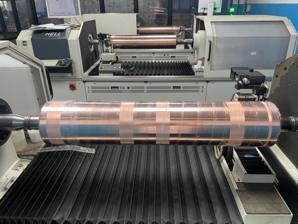 rotogravure printing cylinder