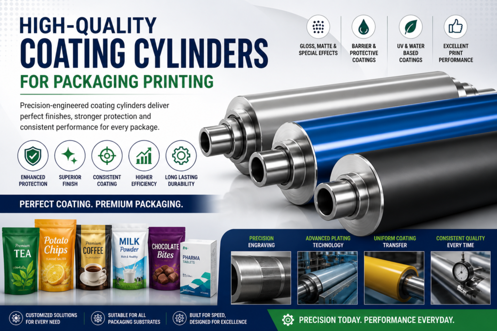 High-Quality Coating Cylinders for Packaging Printing