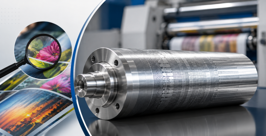 rotogravure printing cylinder