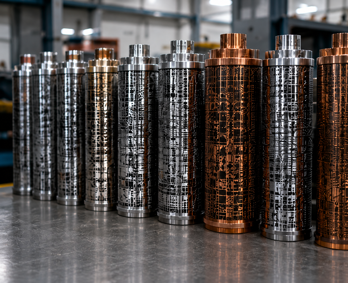 Rotogravure Cylinder Manufacturing Explained Order Precision Cylinders From Kanodia Gravure